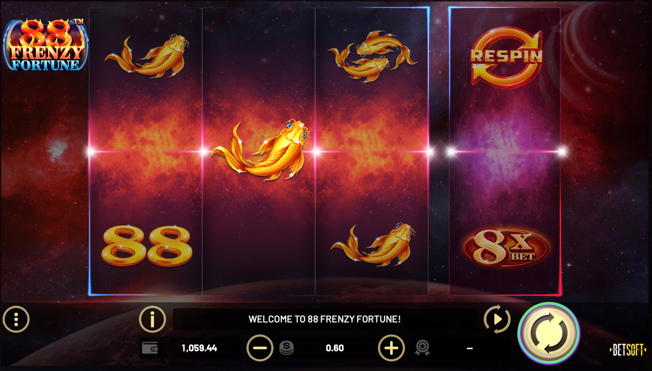 Betsoft pokies interface
