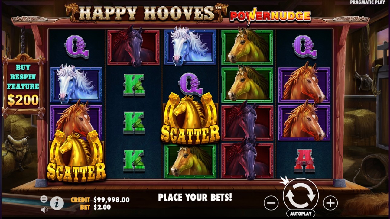 Pragmatic pokies interface