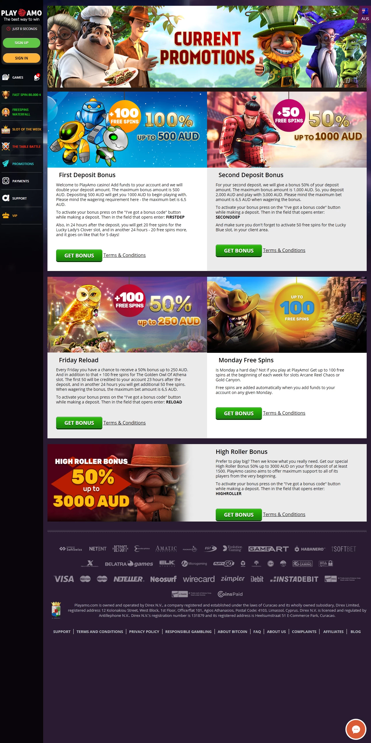 PlayAmo Casino  Casino
