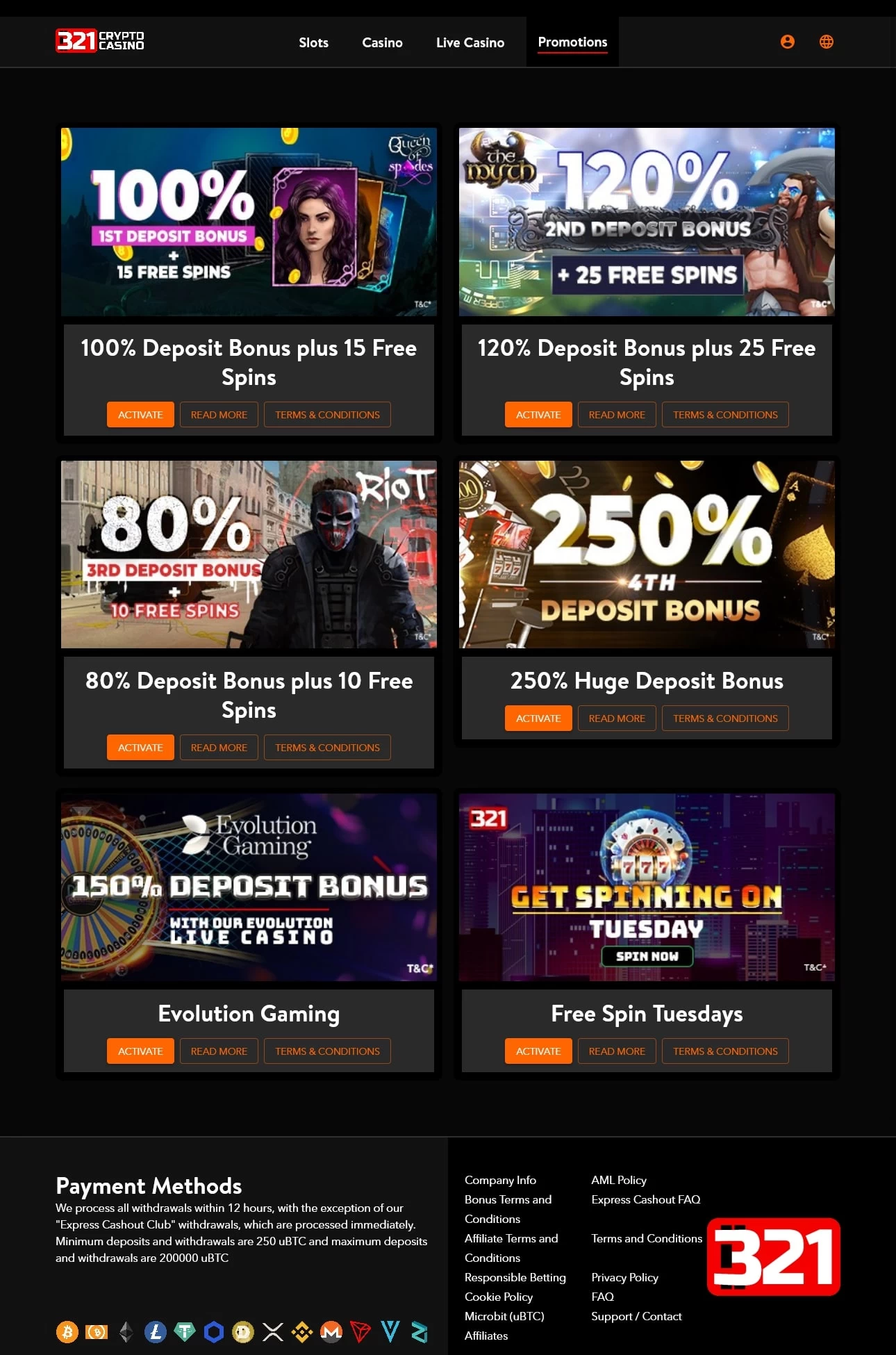 321 Crypto Casino Casino