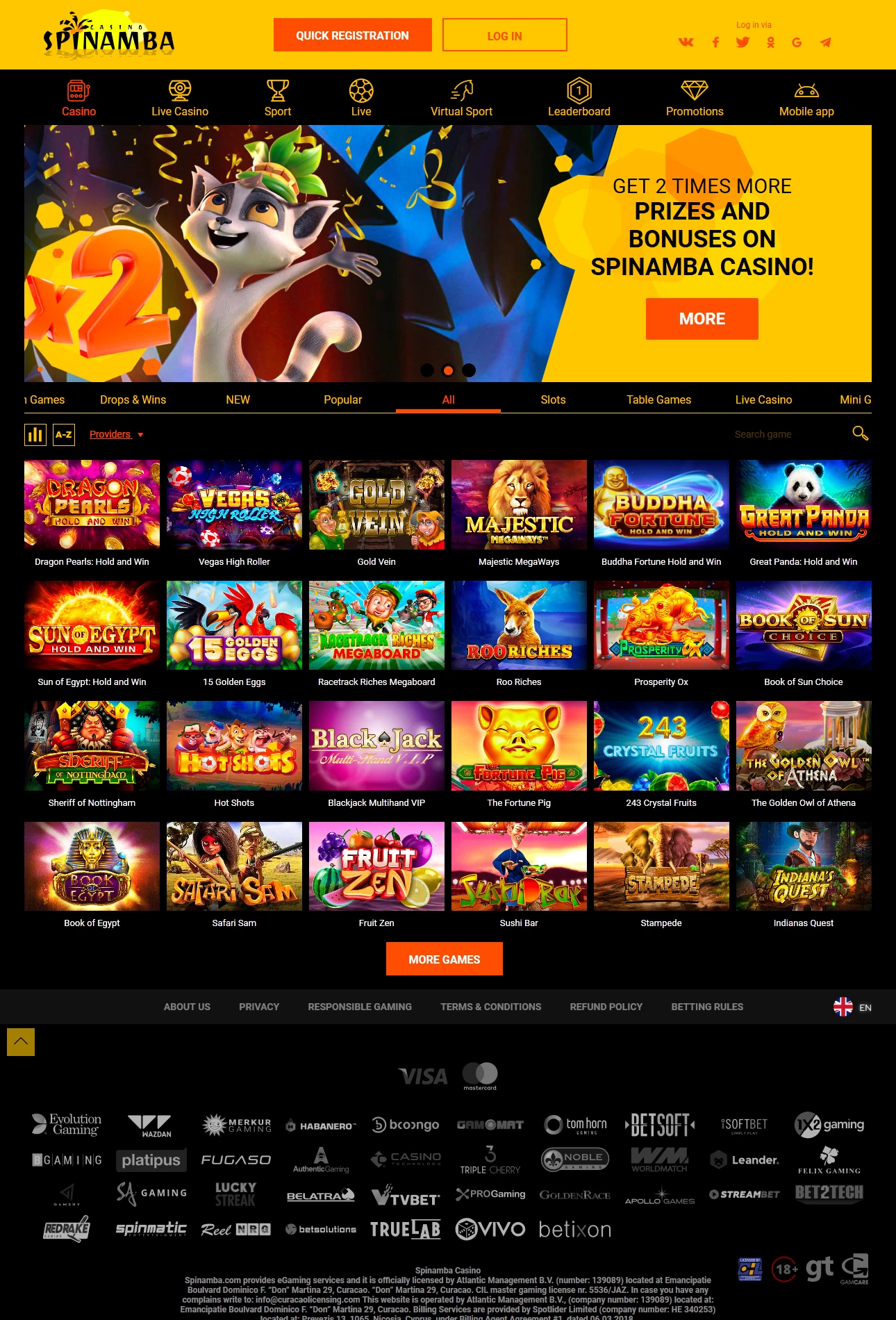 Spinamba Casino  Casino
