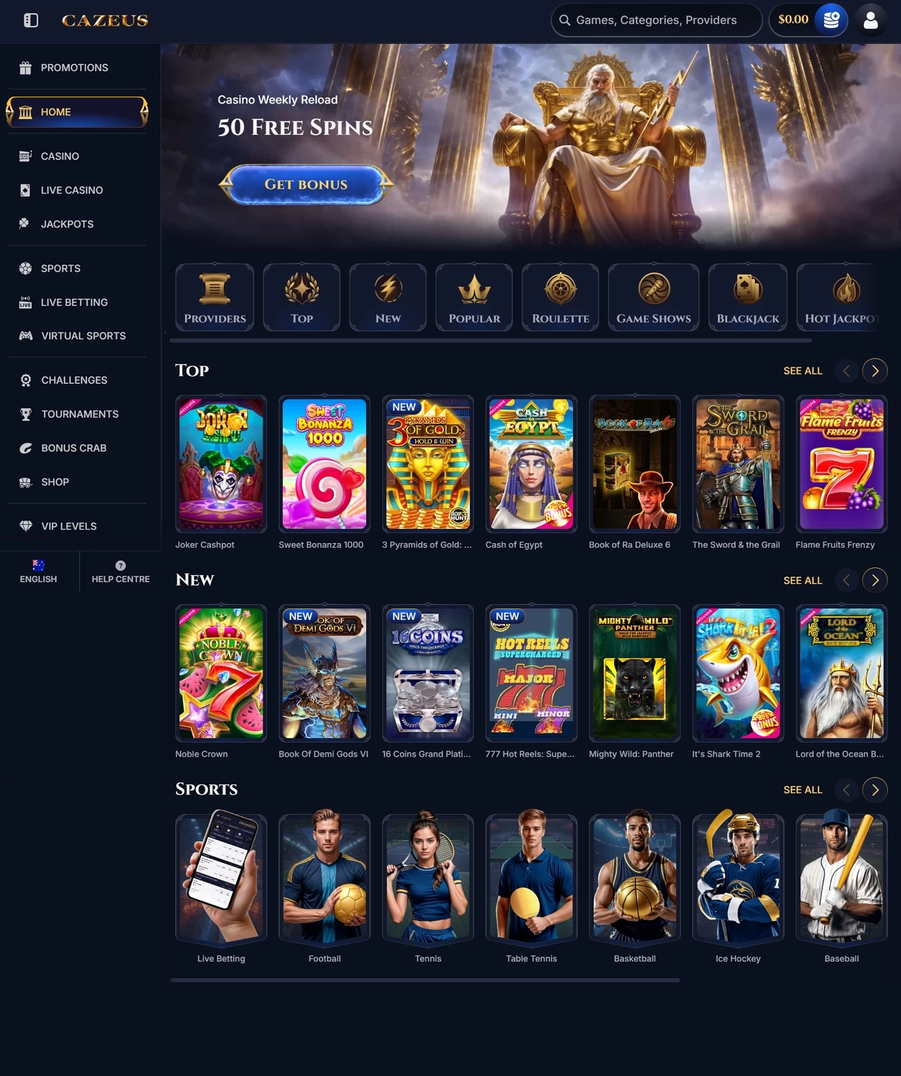 Cazeus Casino  Casino