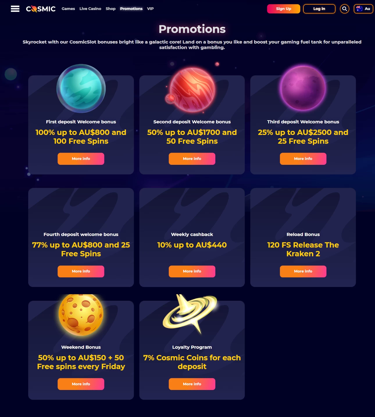 CosmicSlot Casino  Casino