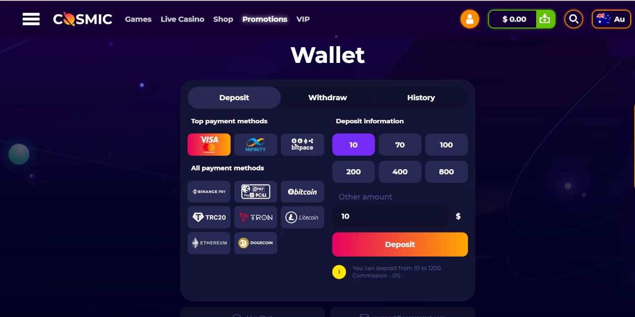 CosmicSlot Casino  Casino
