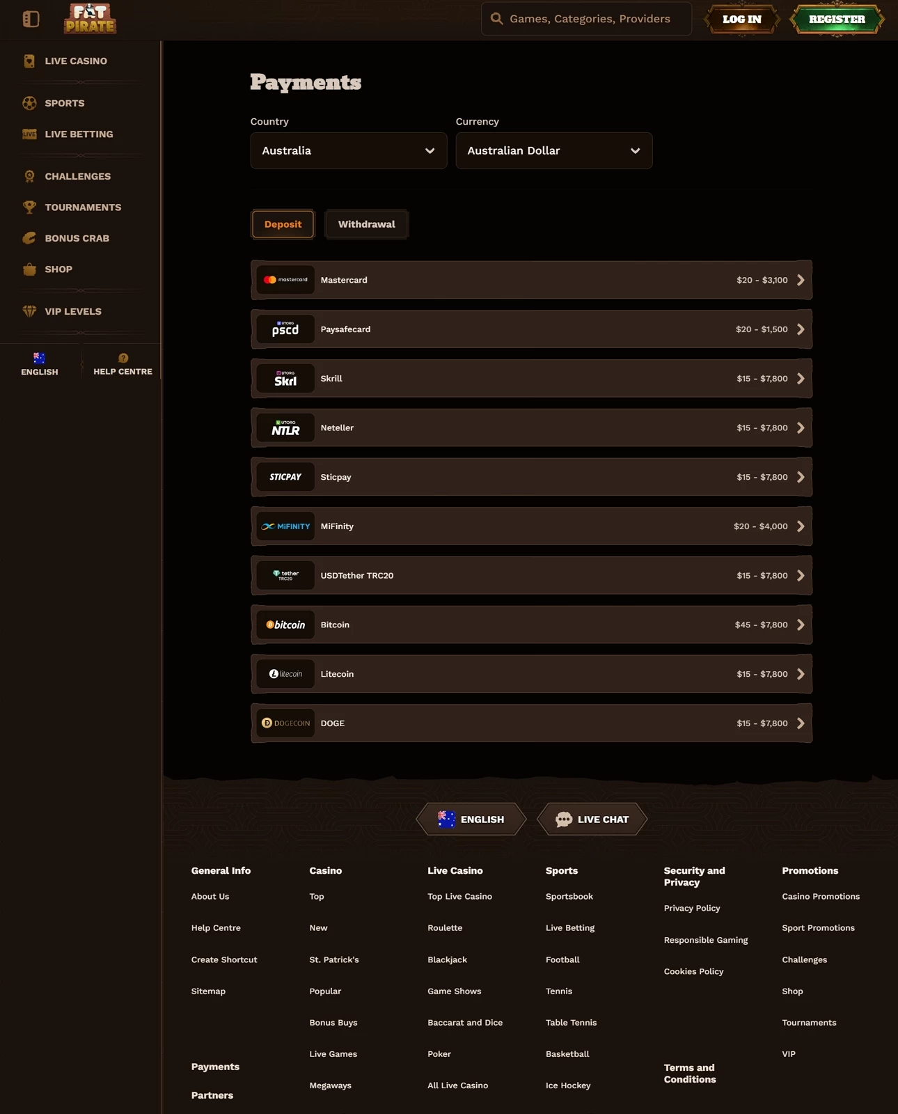 Fat Pirate Casino Casino