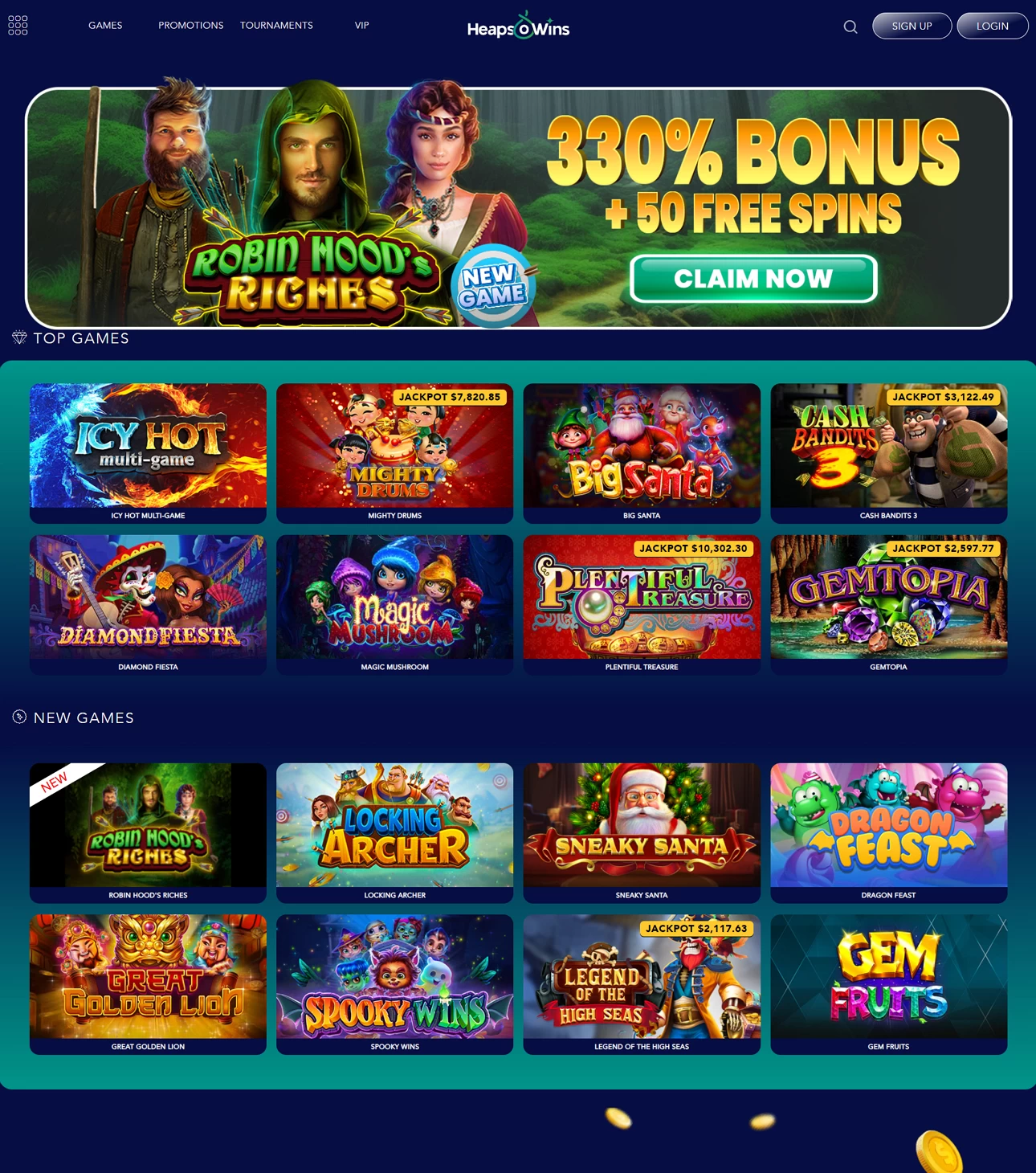 Heaps of Wins Casino Casino