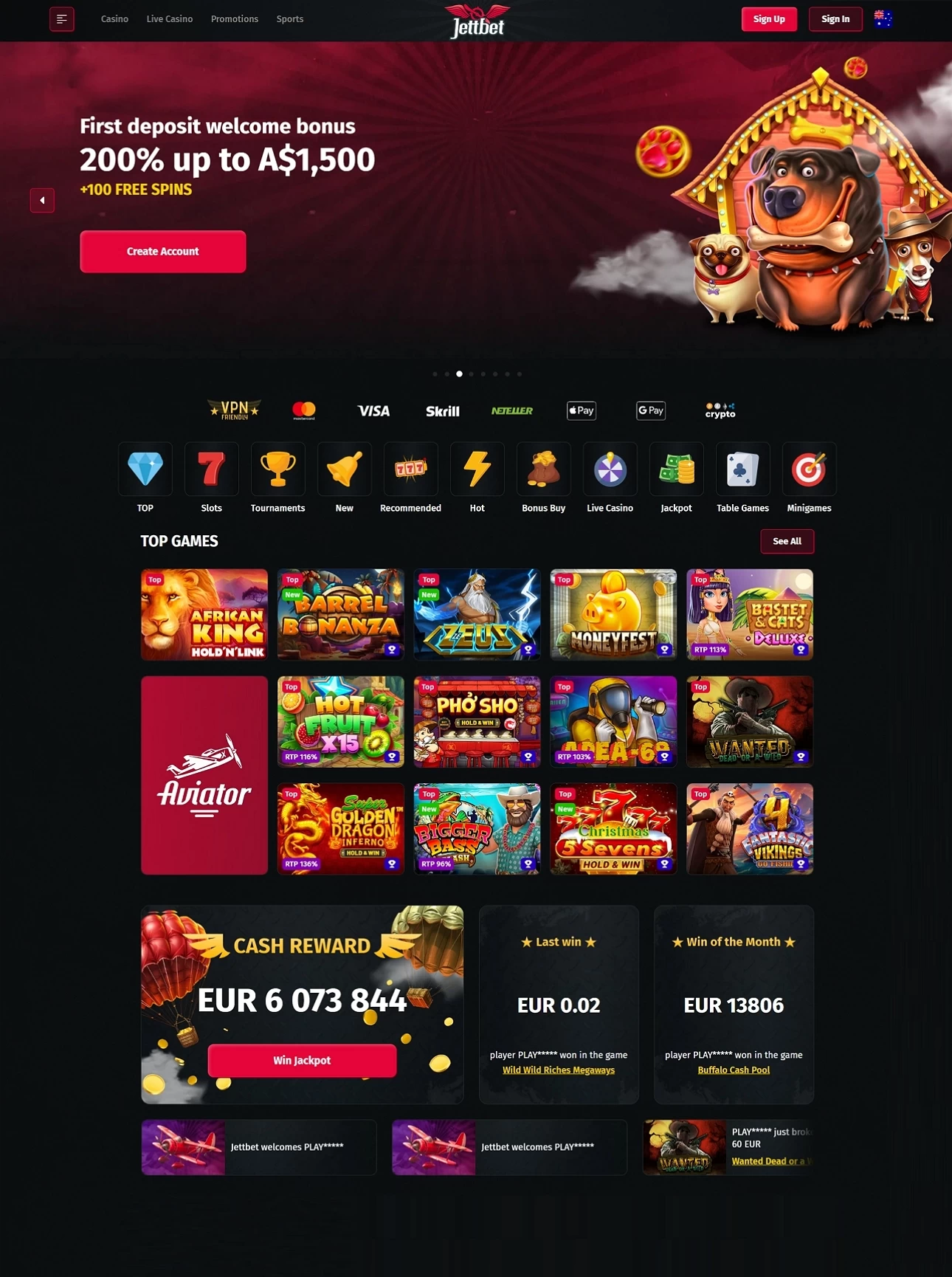 Jettbet Casino  Casino