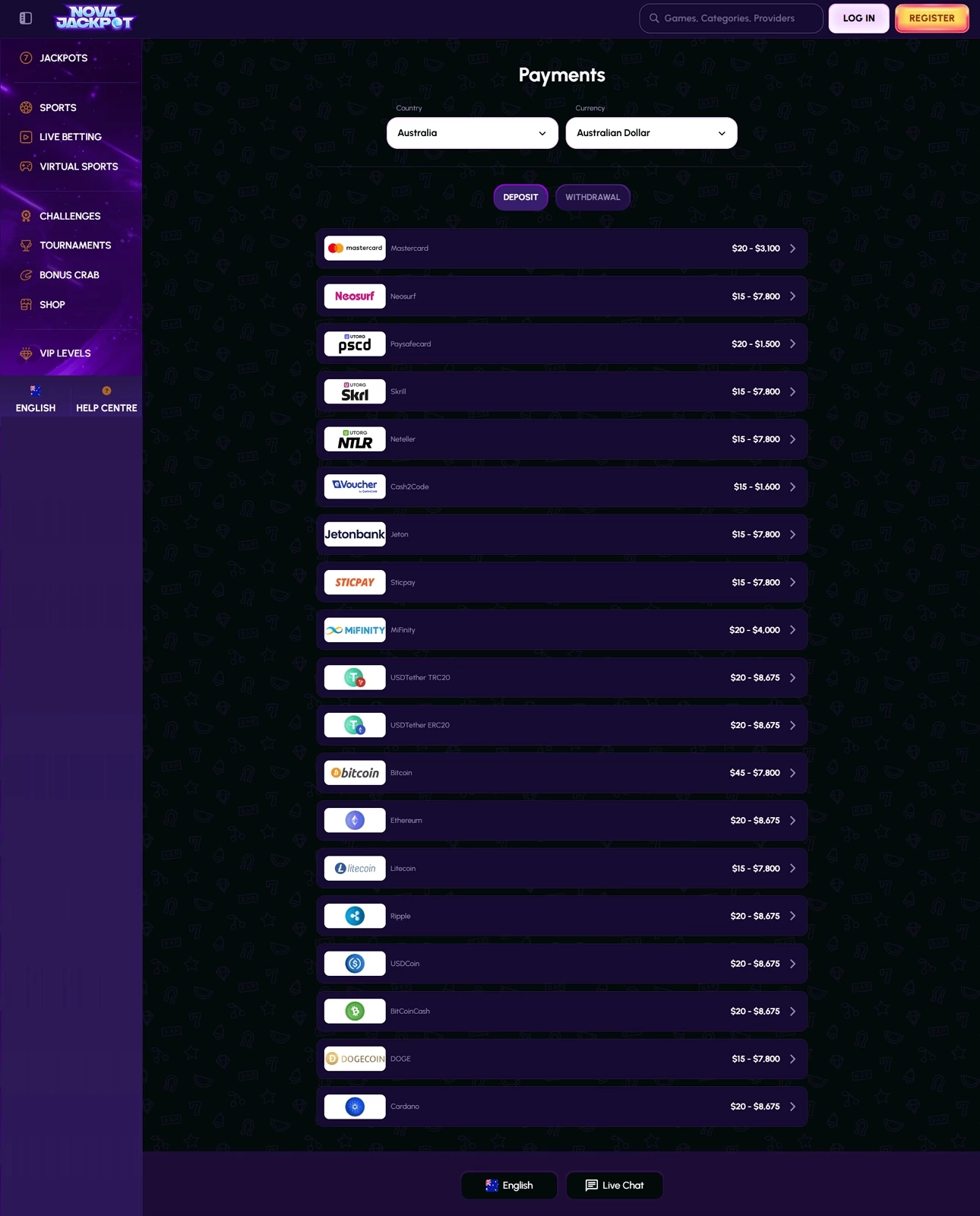 Nova Jackpot Casino Casino