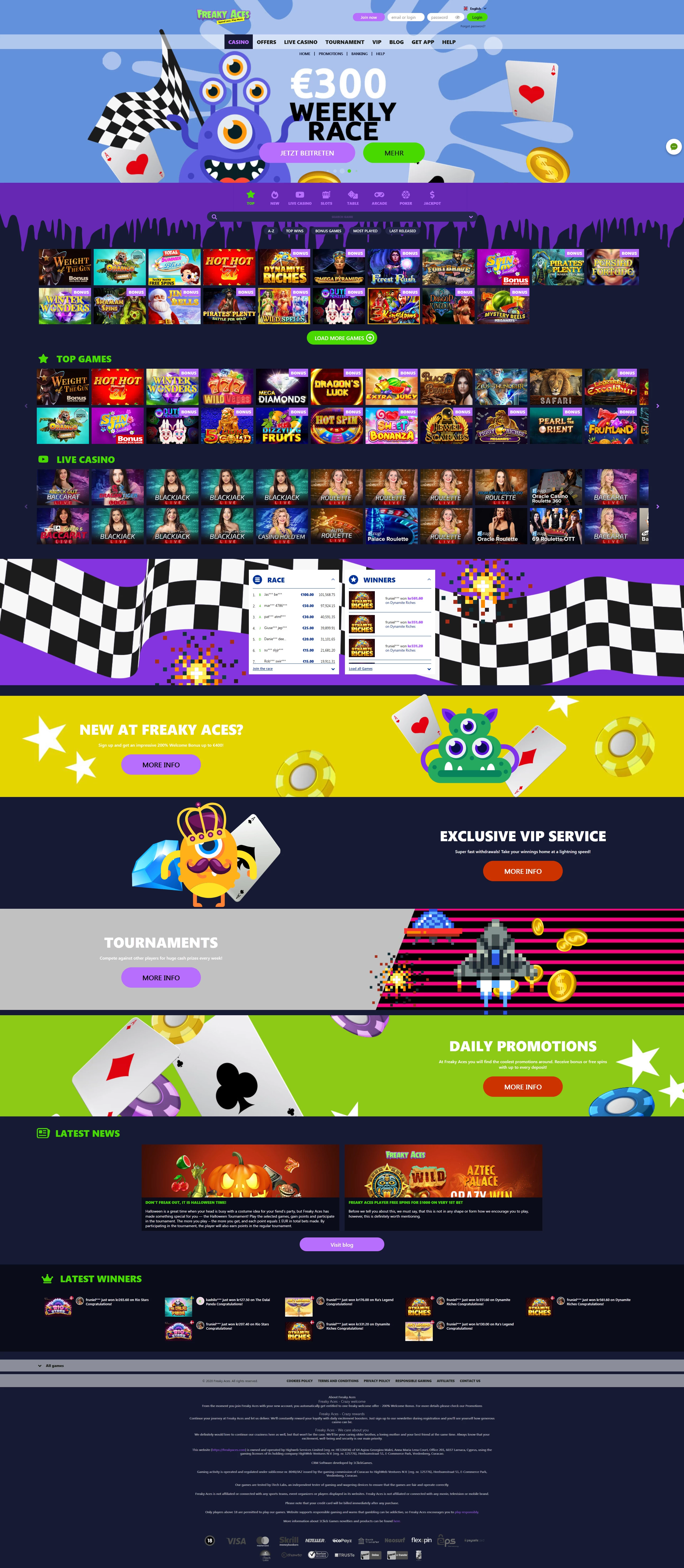 Freaky Aces Casino Casino