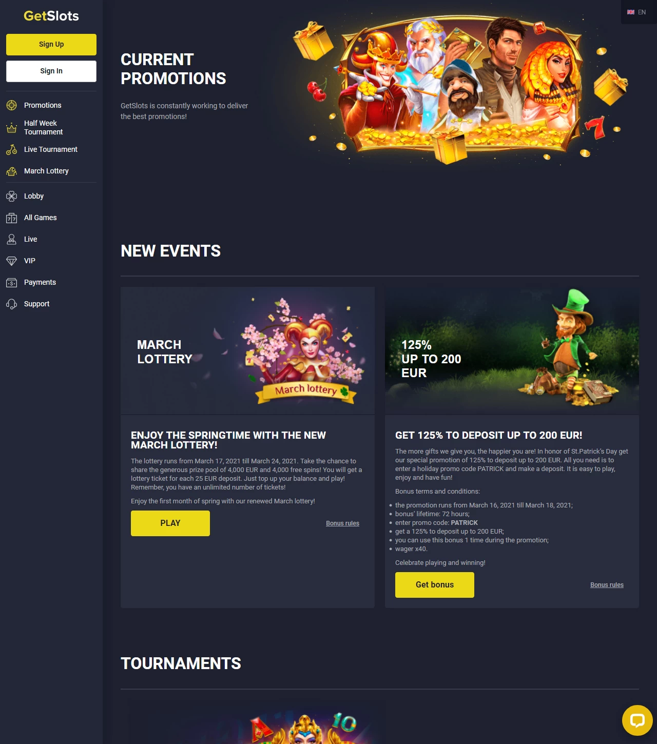 GetSlots Casino  Casino