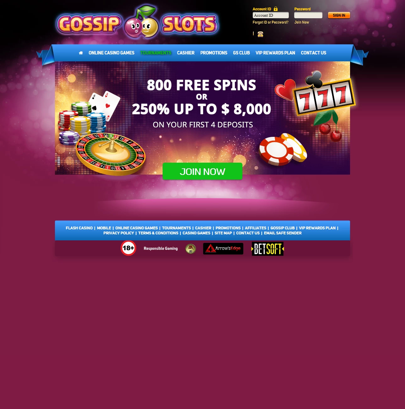 Gossip Slots Casino Casino