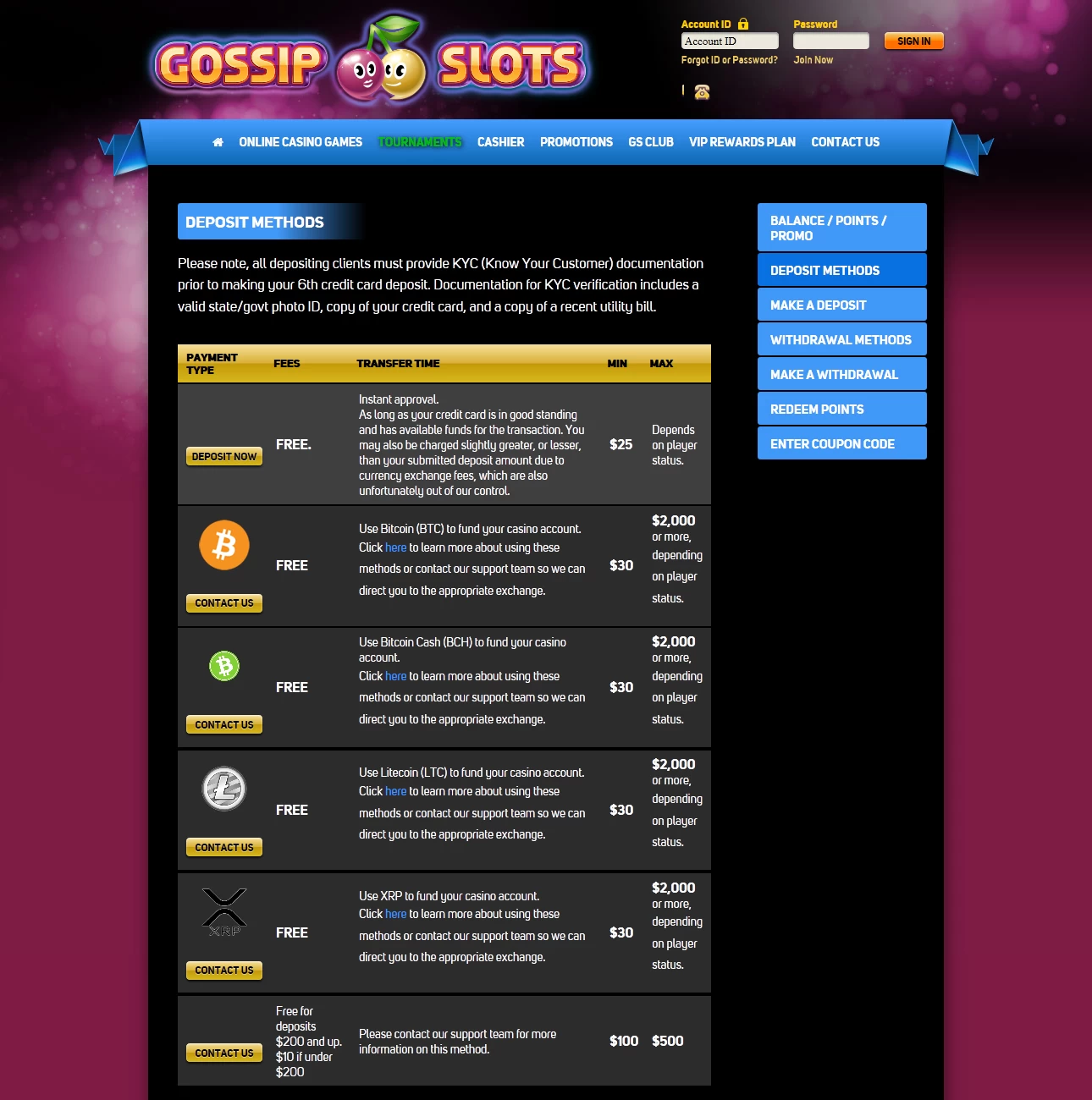 Gossip Slots Casino Casino