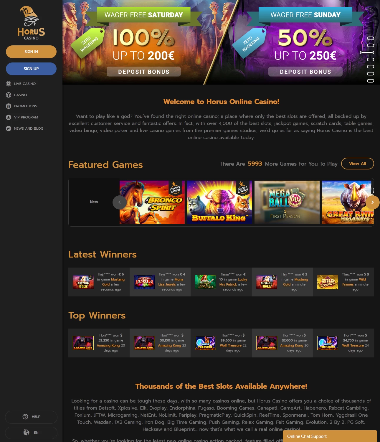 Horus Casino  Casino
