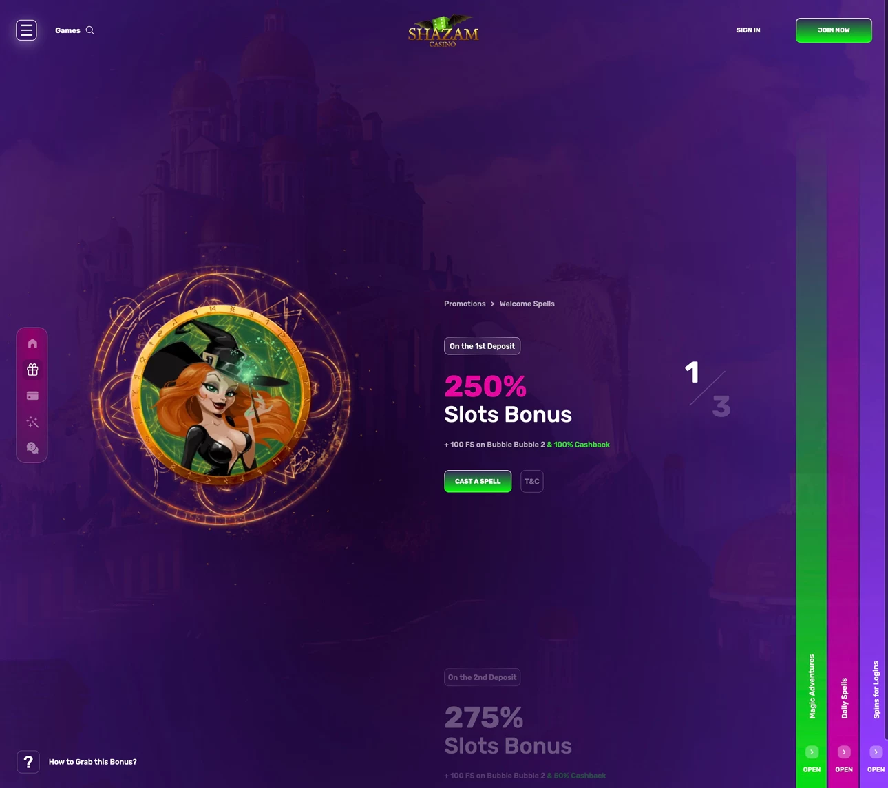 Shazam Casino  Casino