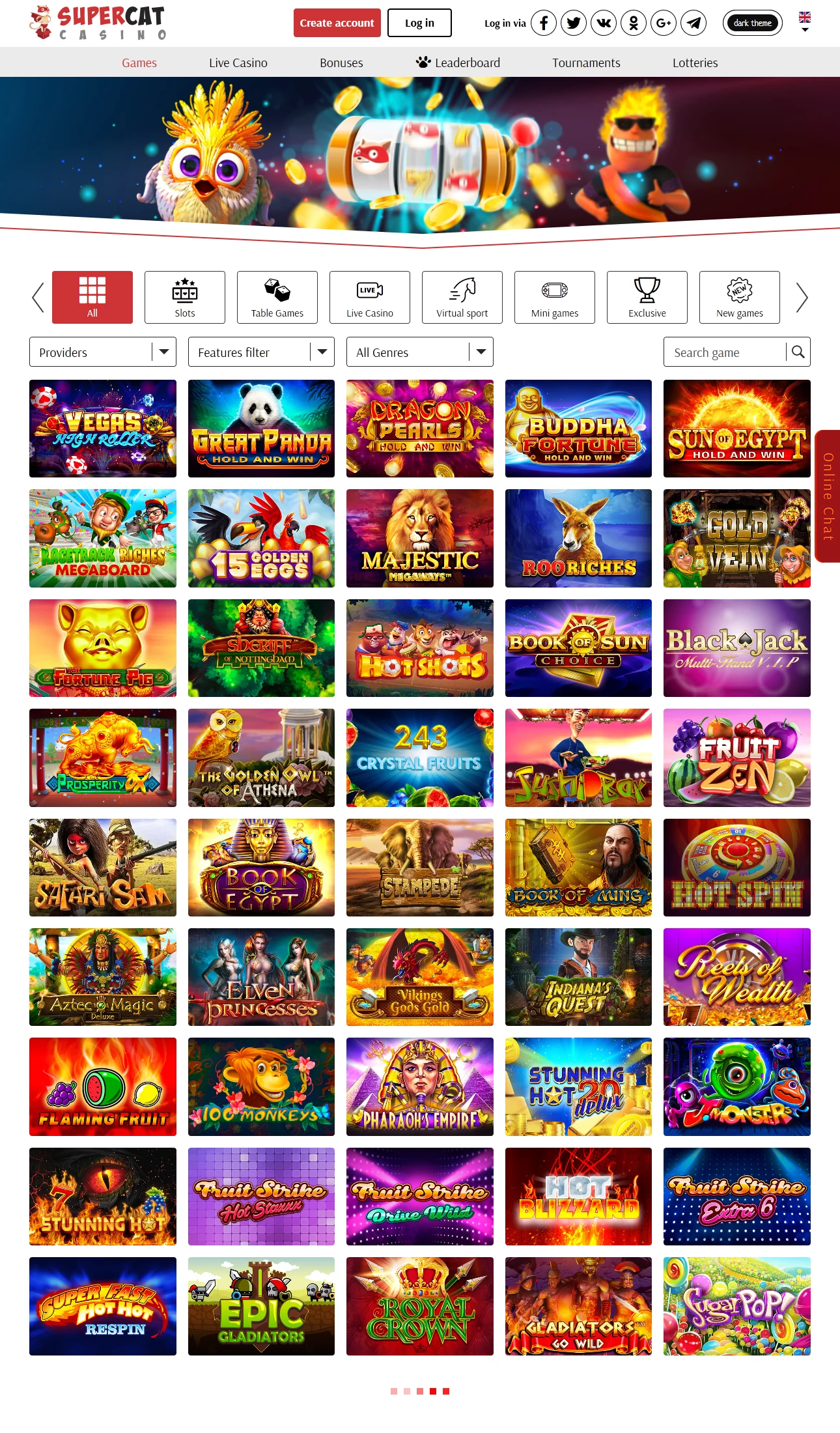 Super Cat Casino  Casino