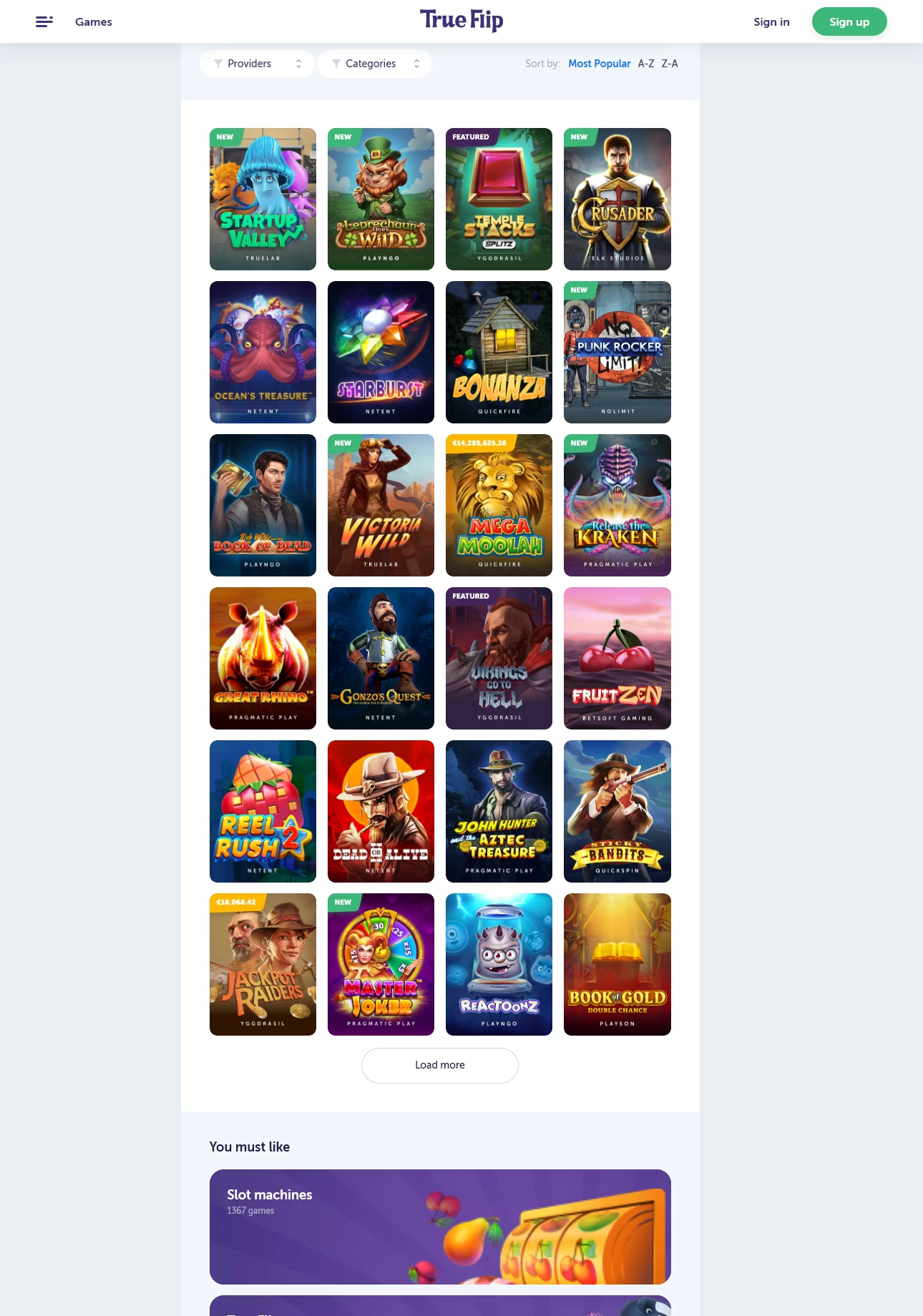 True Flip Casino Casino