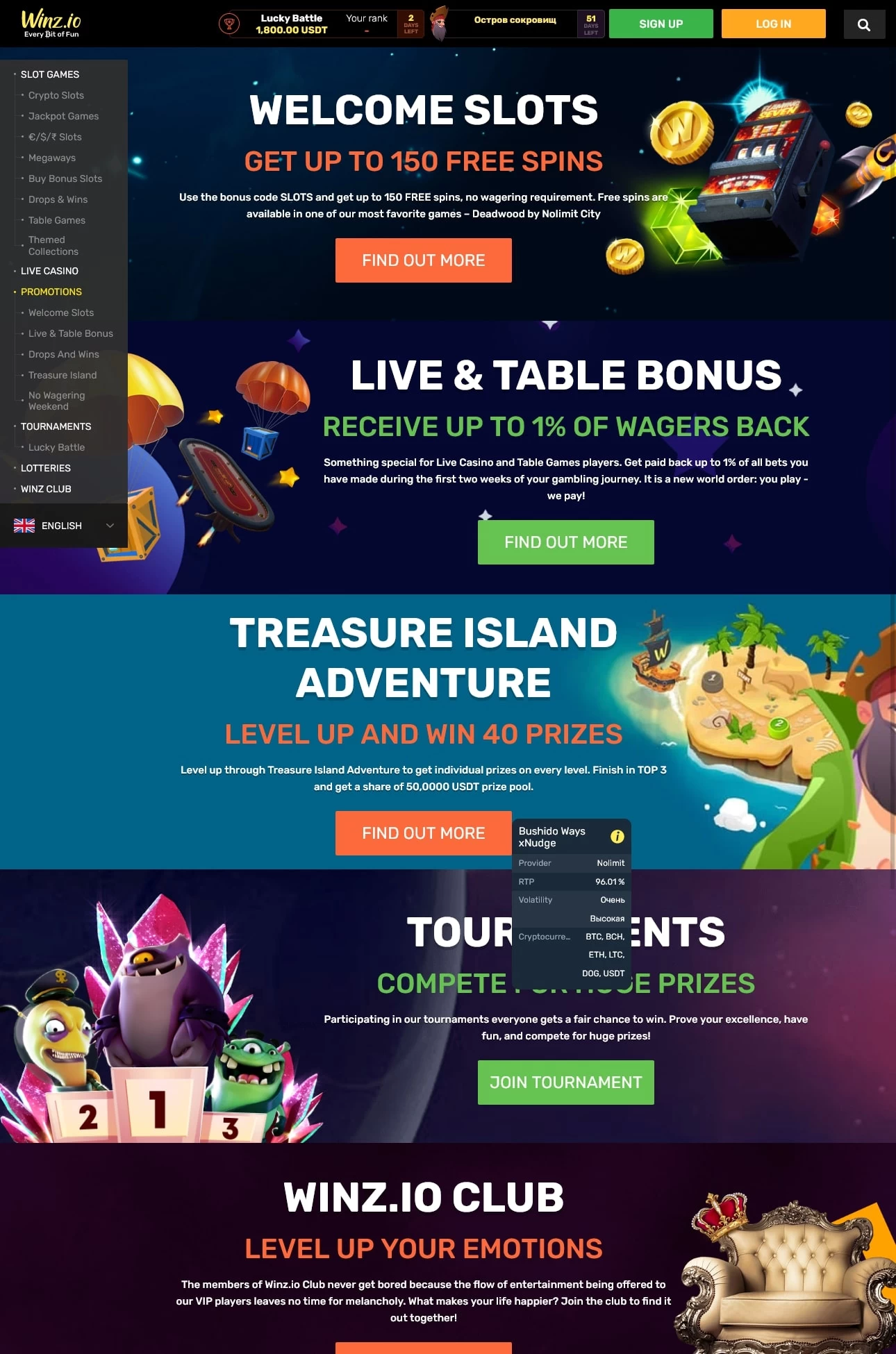 Winz.io Casino  Casino